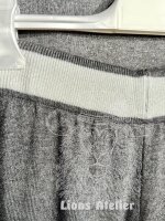 Feinstrick Glitzer-Set grau