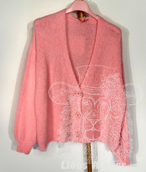 Eleganter Kardigan mit 40 % Baby-Alpaka