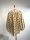 Damenbluse mit Punktemuster Beige
