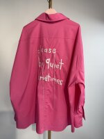 Damenbluse Oversize Pink