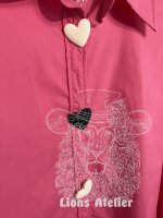 Damenbluse Oversize Weiß