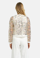 Milano Italy Jacke Glitzer roundneck jacket 1/1 sleeves