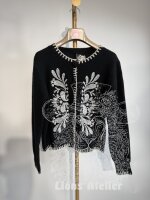 Eleganter Damen Cardigan mit Stickereien