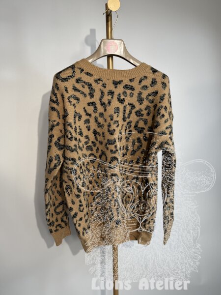 Pulli - Hosen Kombi Leo gestrickt